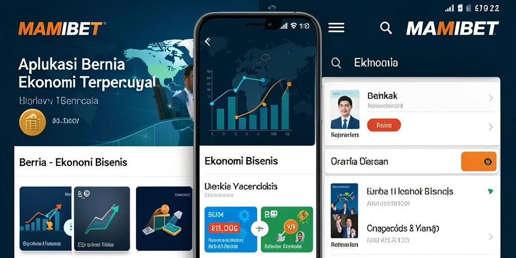 Tampilan antarmuka MAMIBET yang modern dan informatif.