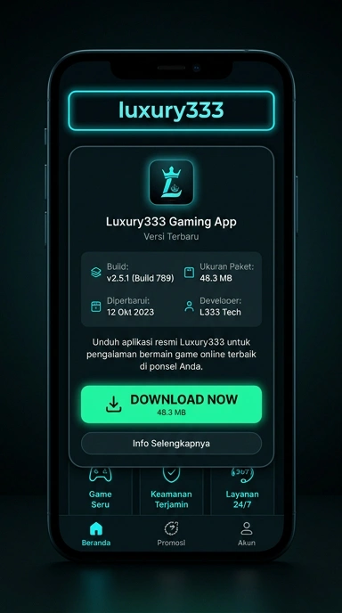 Tampilan halaman APK luxury333